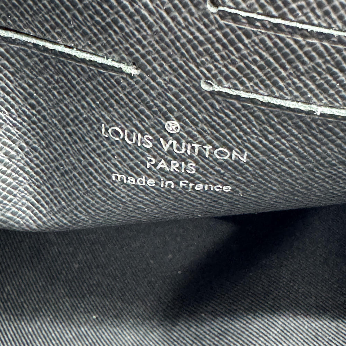 Louis Vuitton Pochette Voyage Reverse Monogram Eclipse Canvas Black Canvas Clutche & Pouche Bag (Pre-Owned)