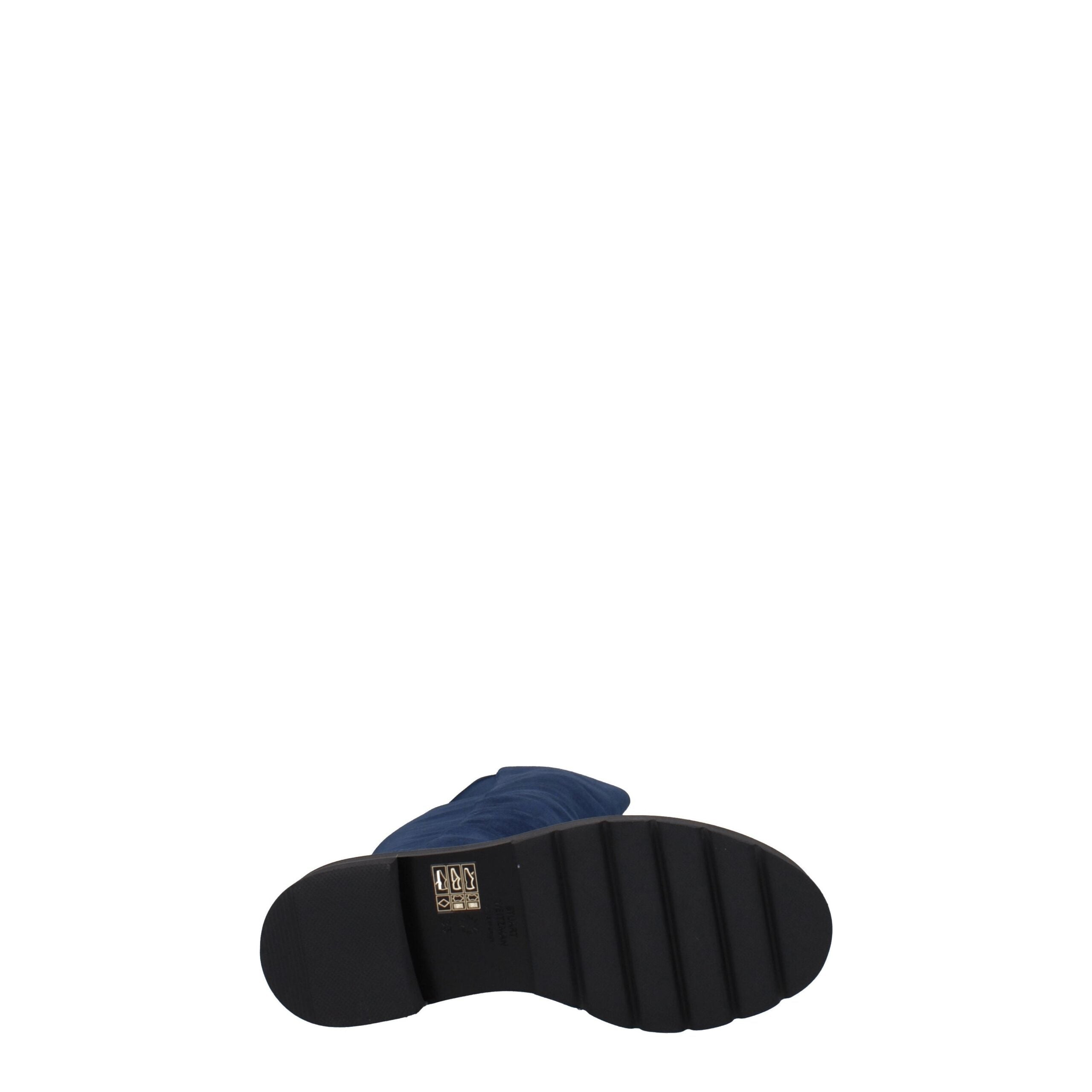 Stuart Weitzman Blue Leather Over The Women's Knee