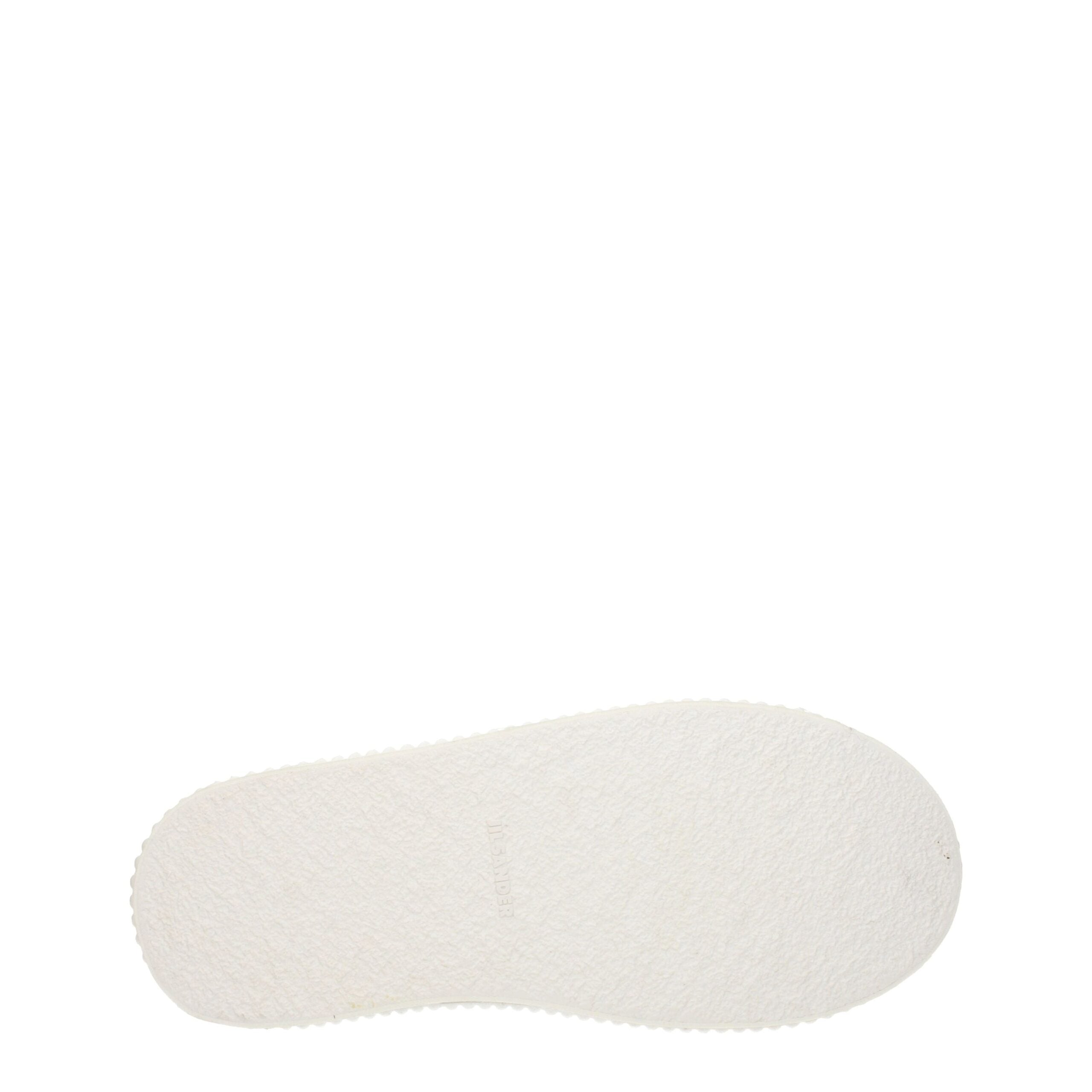 Jil Sander White Fabric Platform Men's Sneakers