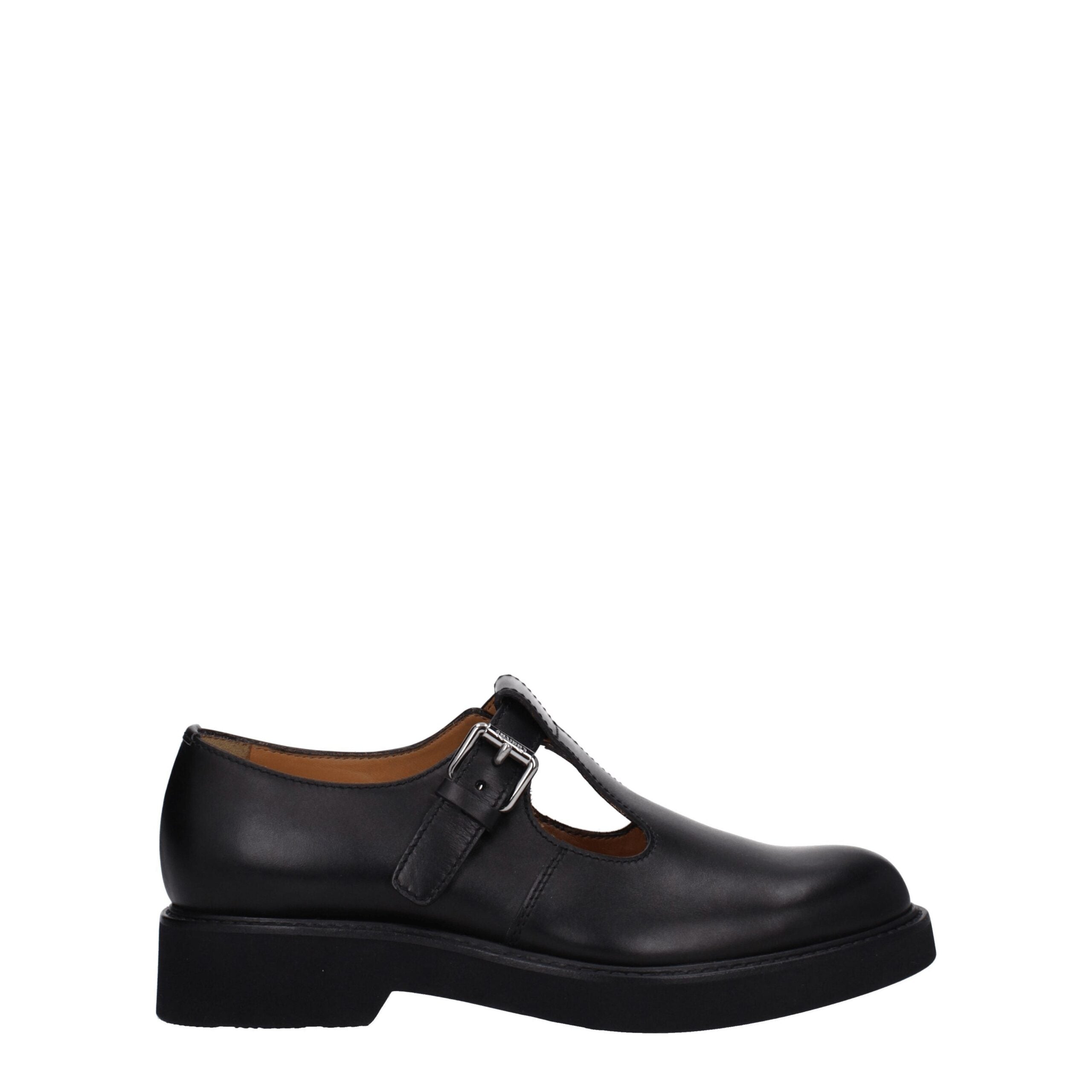 Church's Black Leather Oxfords And Women's Derbies