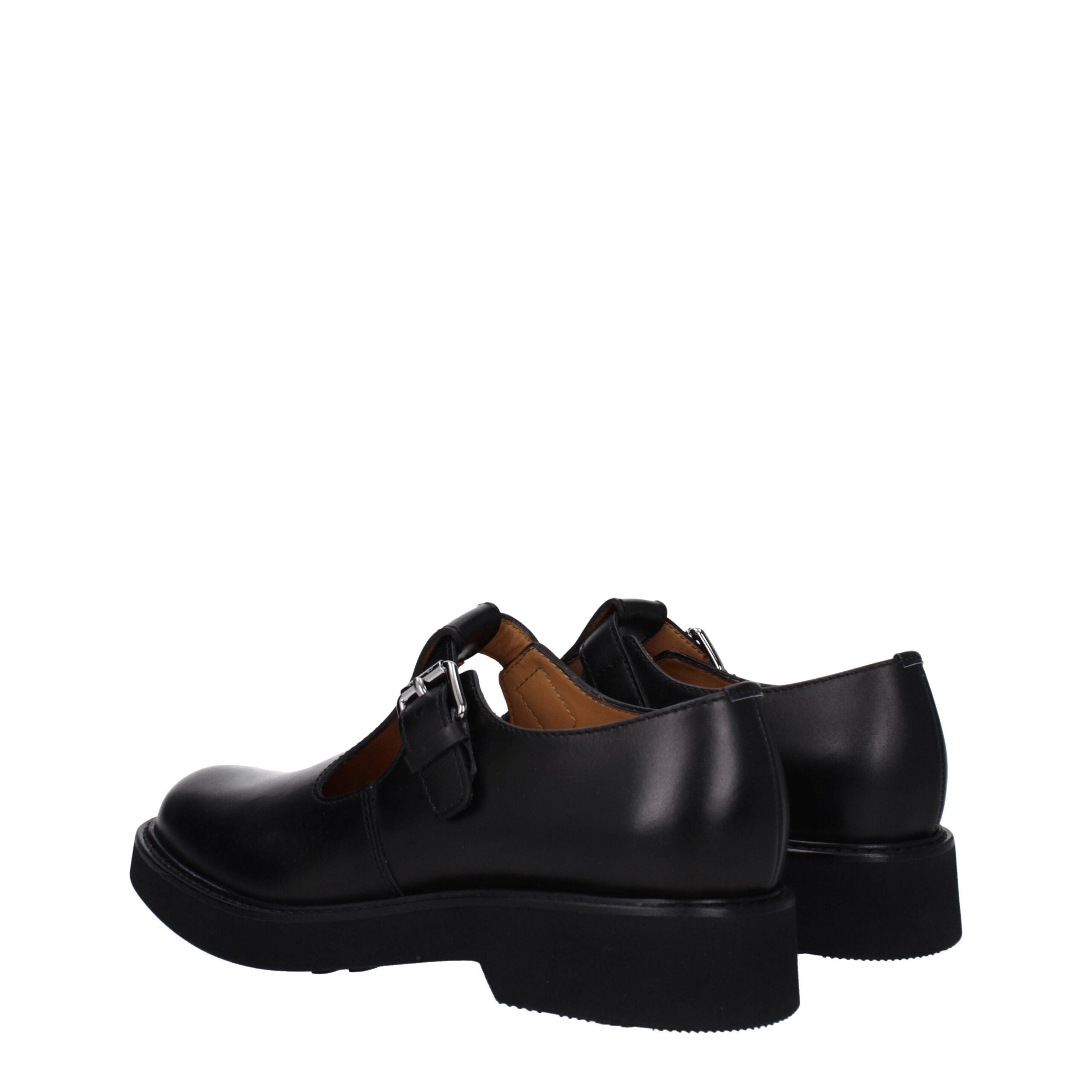 Church's Black Leather Oxfords And Women's Derbies