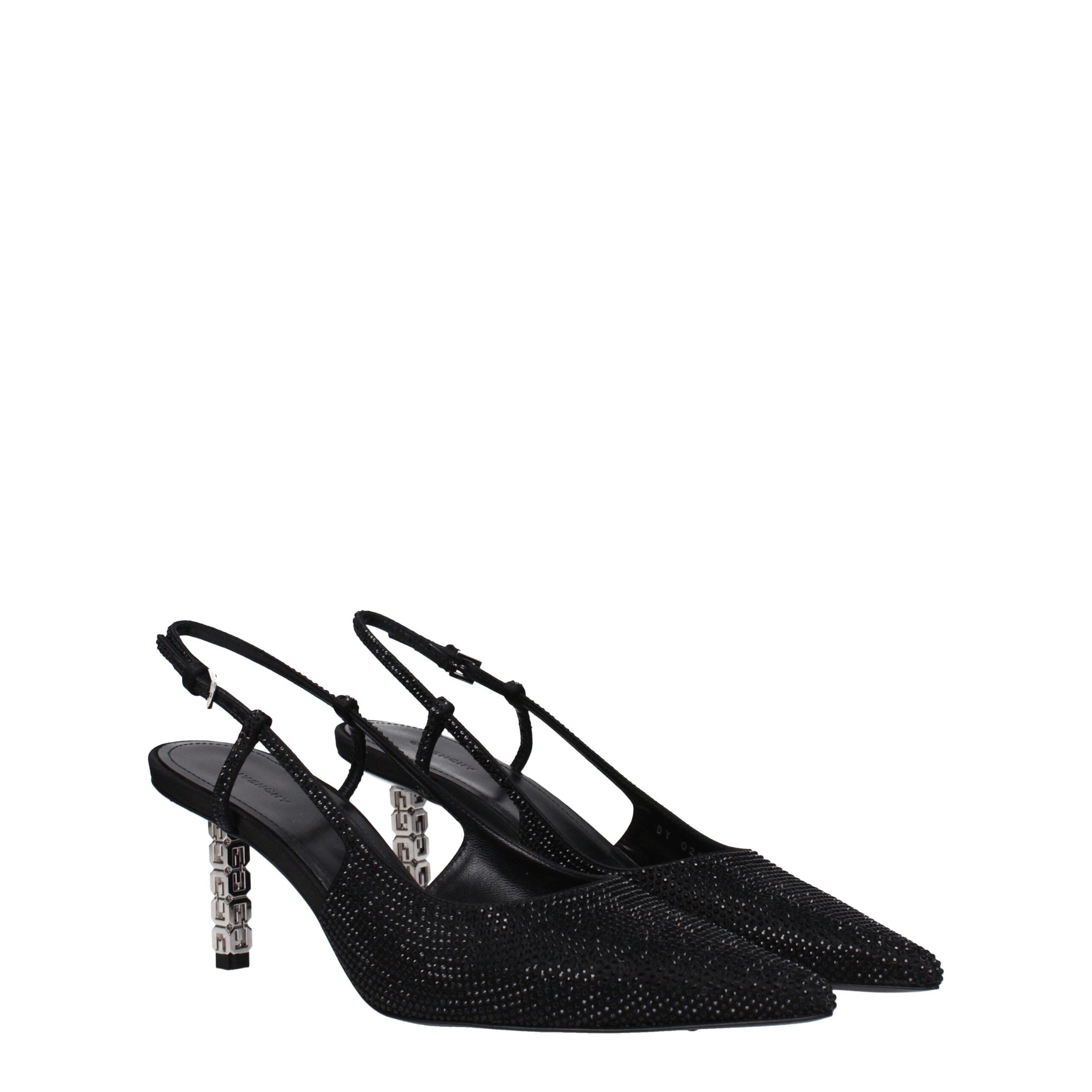 Givenchy Black Fabric High Heel Women's Pumps