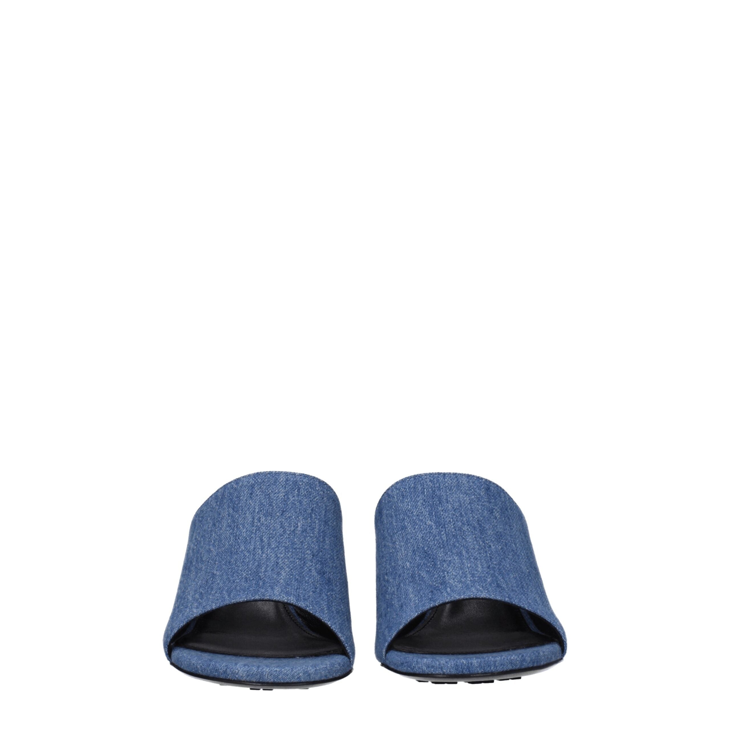 Givenchy Blue Fabric Platform Women's Sandals