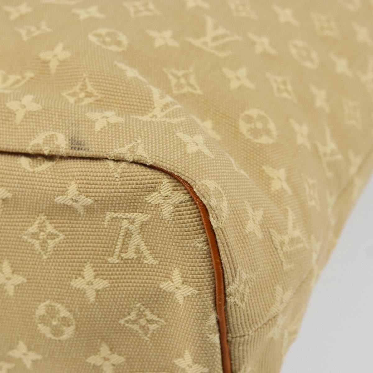 Louis Vuitton Lucille Mini Lin Beige Canvas Handbag (Pre-Owned)