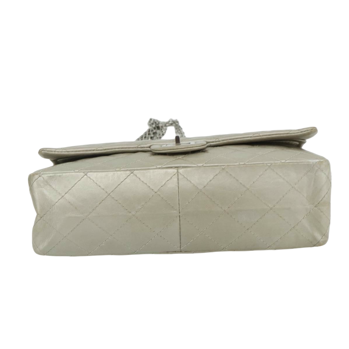 Chanel Reissue 2.55 Aged Calfskin Silver Calfskin Shoulder Bag Bag (Pre-Owned)