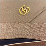 Gucci Gg Marmont Pink Leather Wallet  (Pre-Owned)
