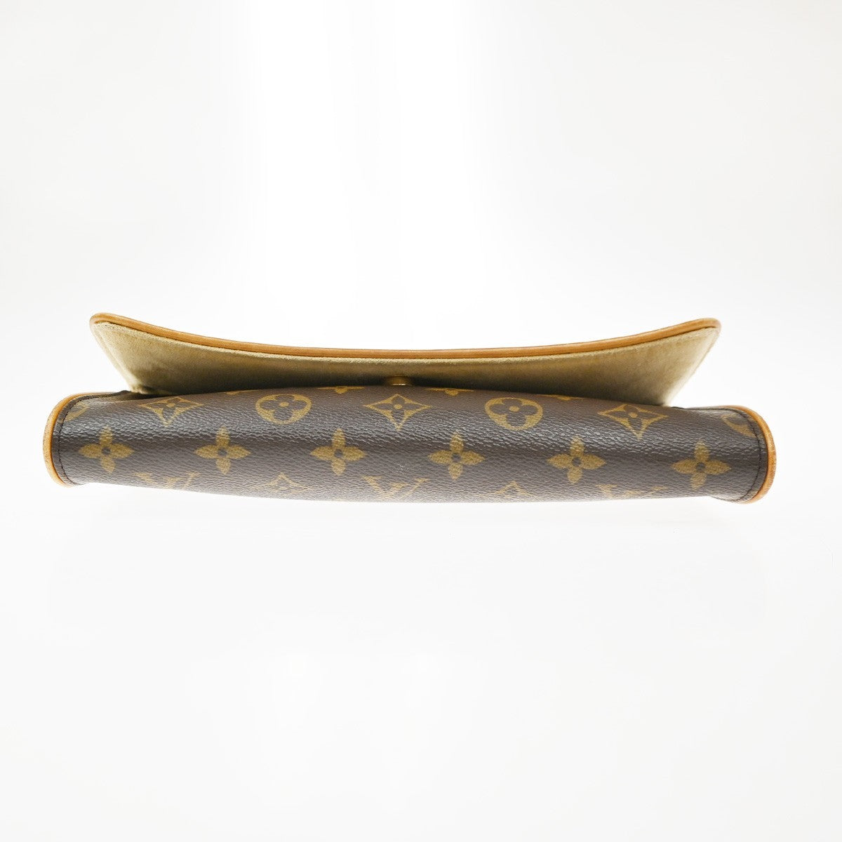 Louis Vuitton Twin Monogram Canvas Brown Leather Clutche & Pouche Bag (Pre-Owned)