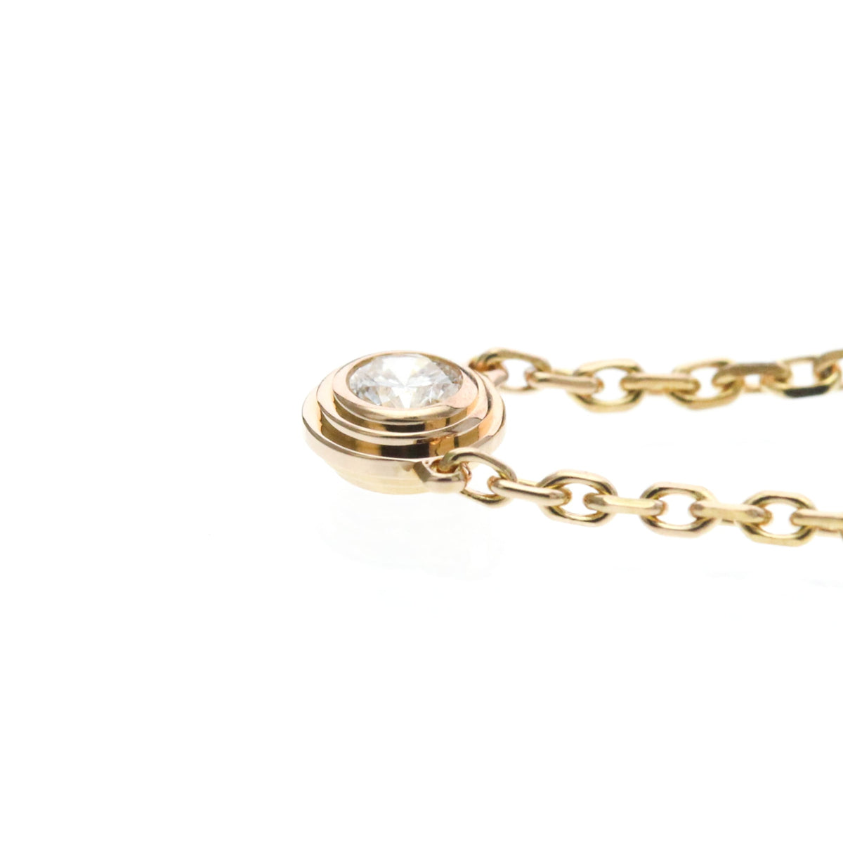 Cartier Cartier D'amour Pendant 18K Rose Gold With Diamond Gold Pink_Gold Necklace Jewelry (Pre-Owned)