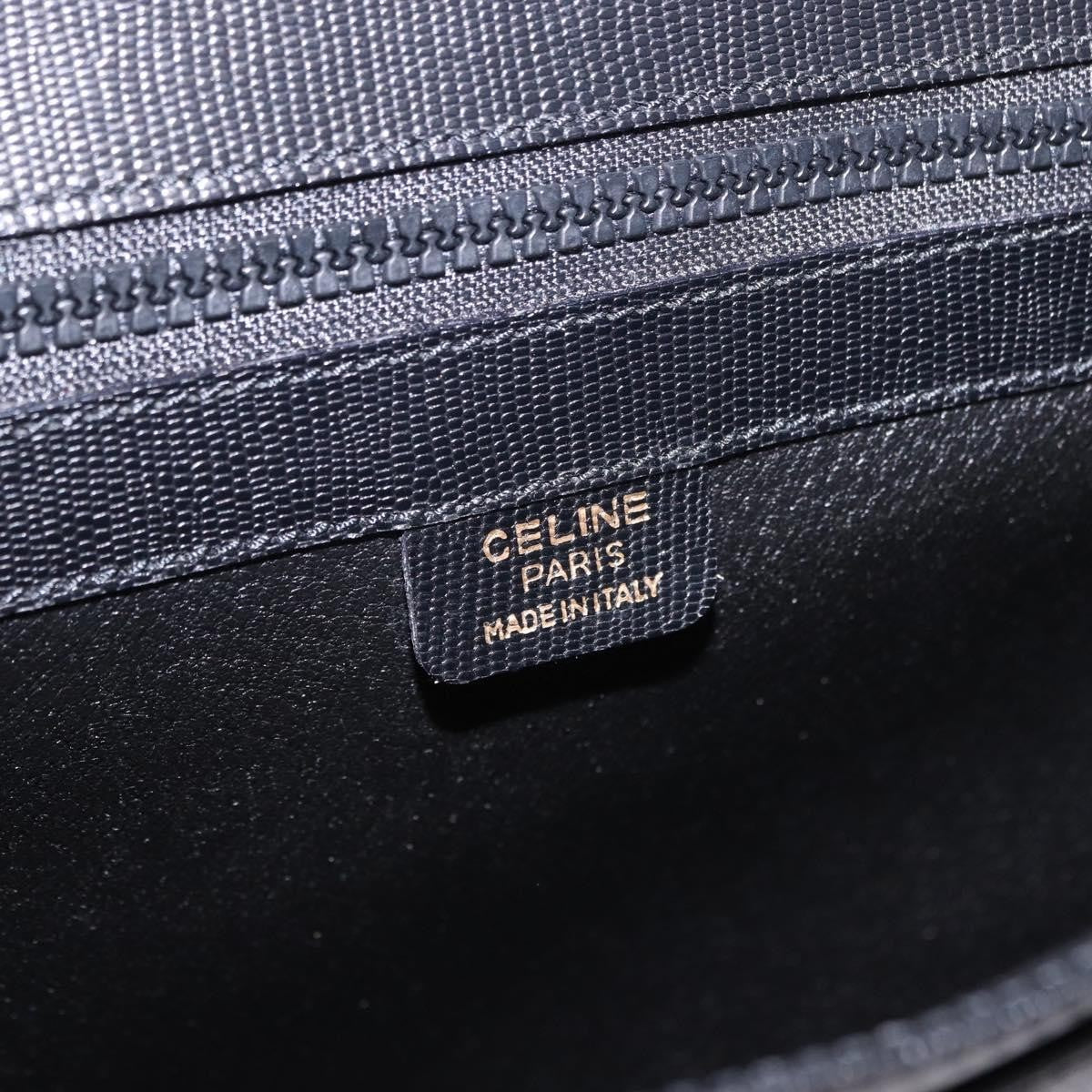 Celine Cartable Business Leather Black Leather Briefcase Bag (Pre-Owned)