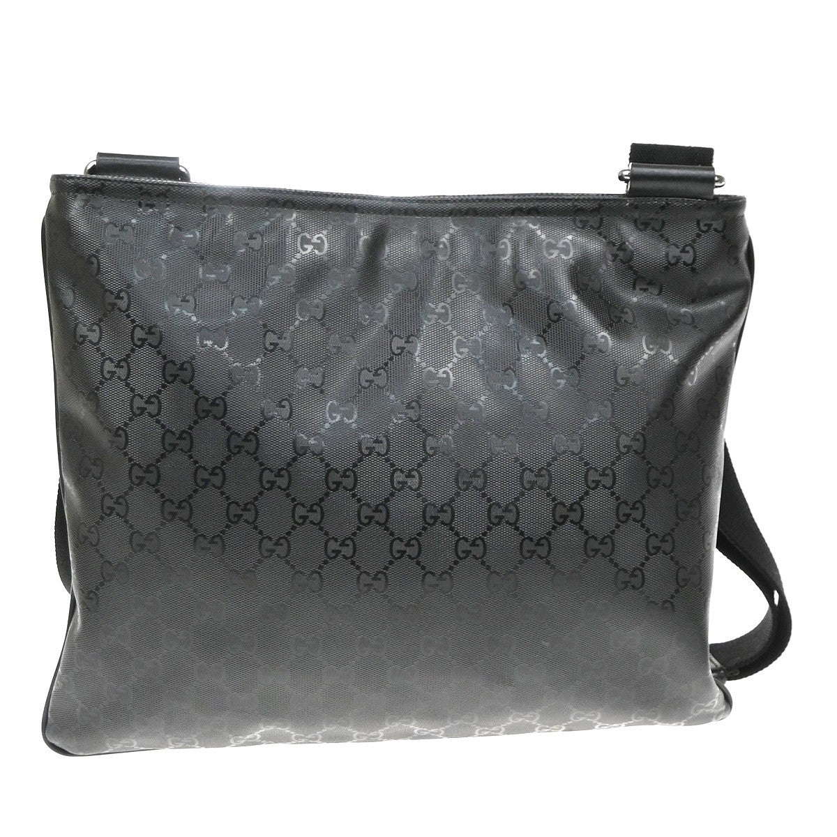 Gucci Crossbody Gg Imprime Black Canvas Crossbody Bag Bag (Pre-Owned)