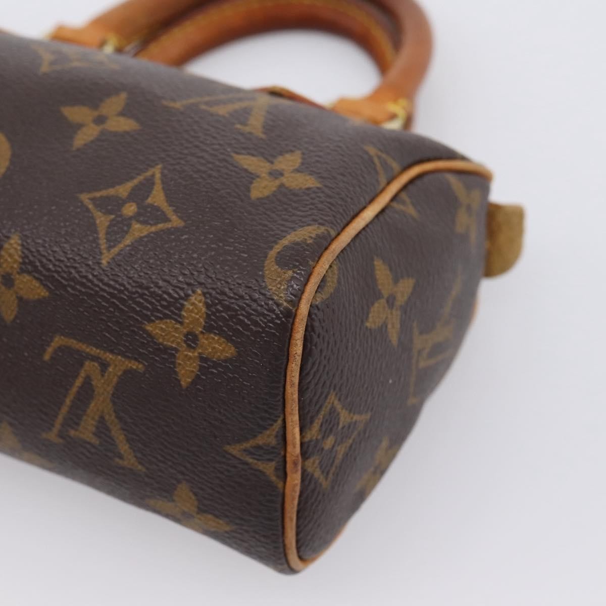 Louis Vuitton Speedy Mini Hl Monogram Canvas Brown Canvas Handbag (Pre-Owned)