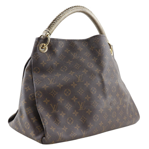 Louis Vuitton Artsy Brown Canvas Shoulder Bag (Pre-Owned)