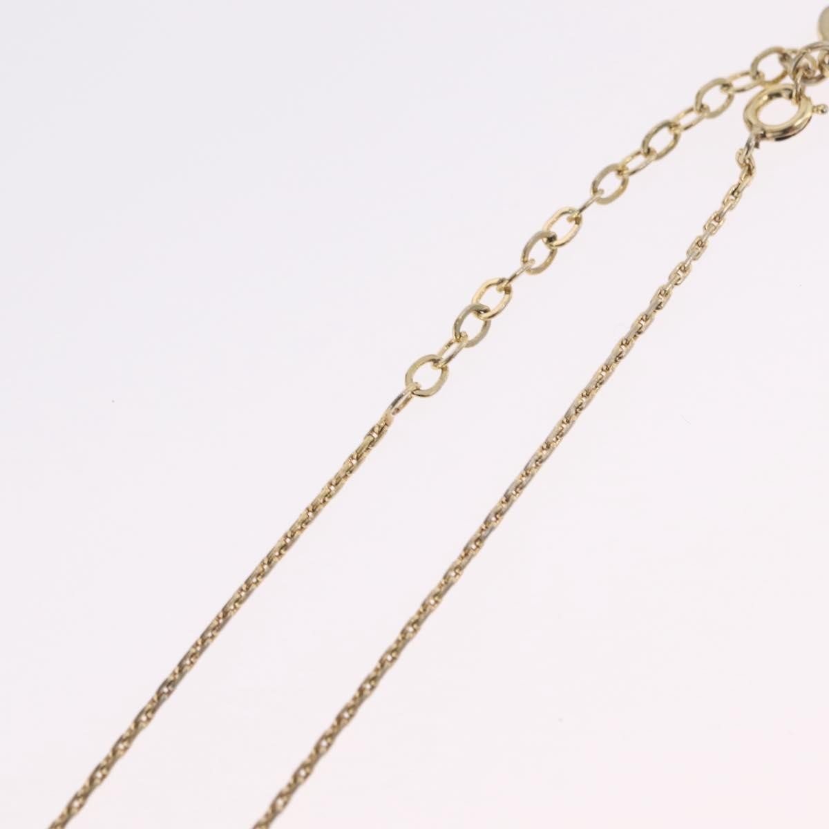 Christian Dior Cd Pendant Metal Gold Metal Necklace Jewelry (Pre-Owned)