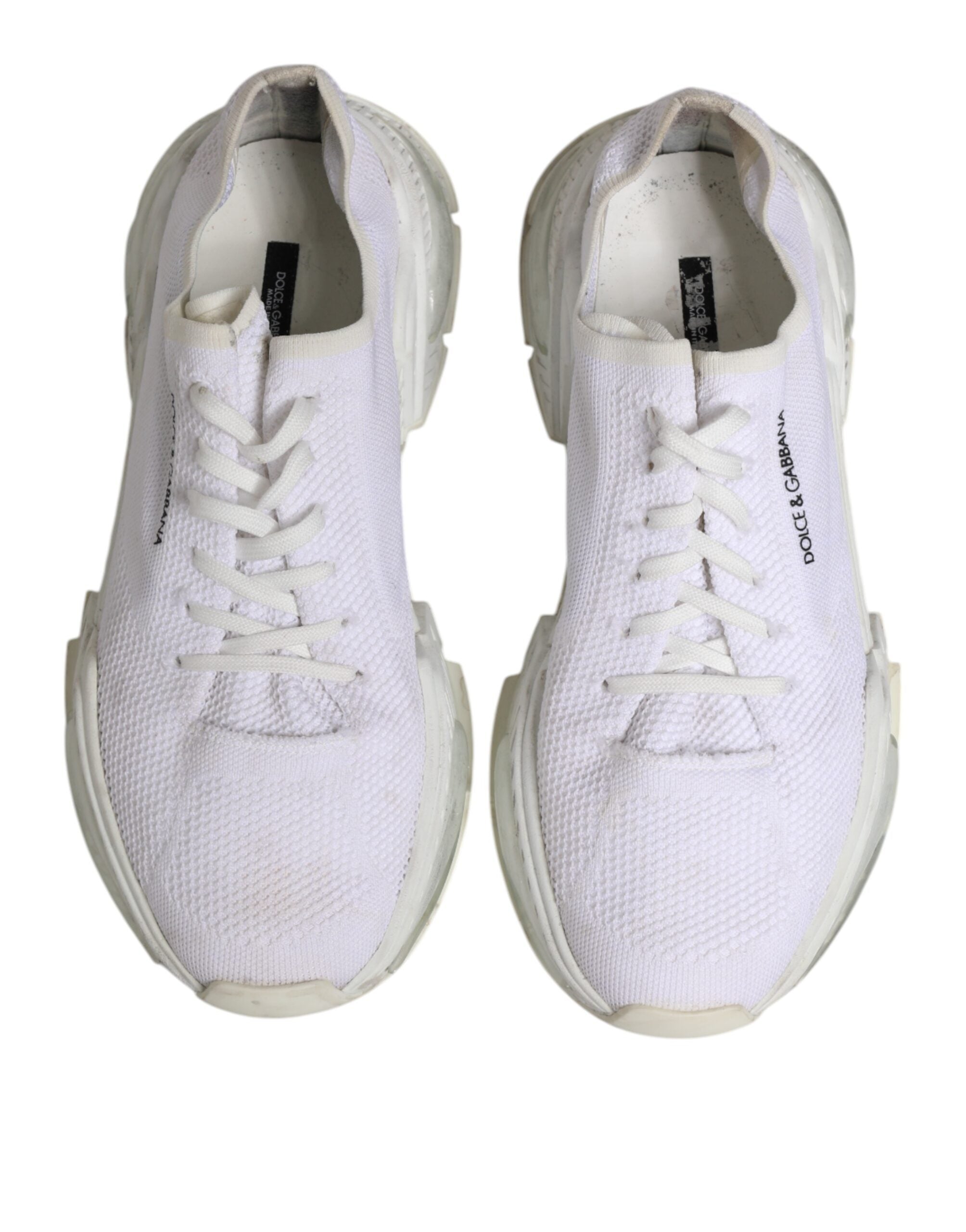 Dolce & Gabbana White Airmaster Low Top Men Sneakers Men's Shoes (Pre-Owned)
