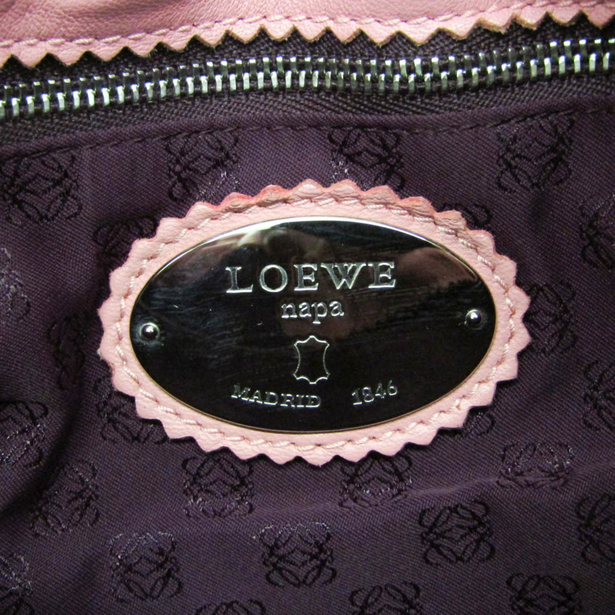 Loewe Flamenco Leather Pink Leather Crossbody Bag Bag (Pre-Owned)