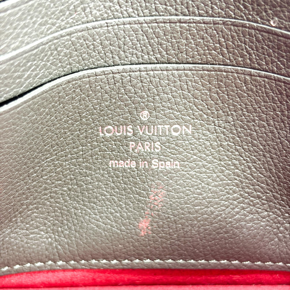 Louis Vuitton Lockme Chain Leather Red Calfskin Handbag (Pre-Owned)