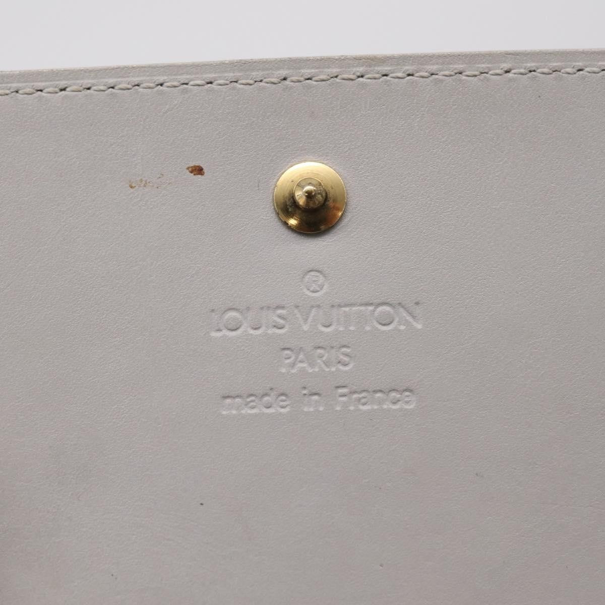 Louis Vuitton Walker Monogram Vernis Gray Patent_Leather Wallets Accessory (Pre-Owned)