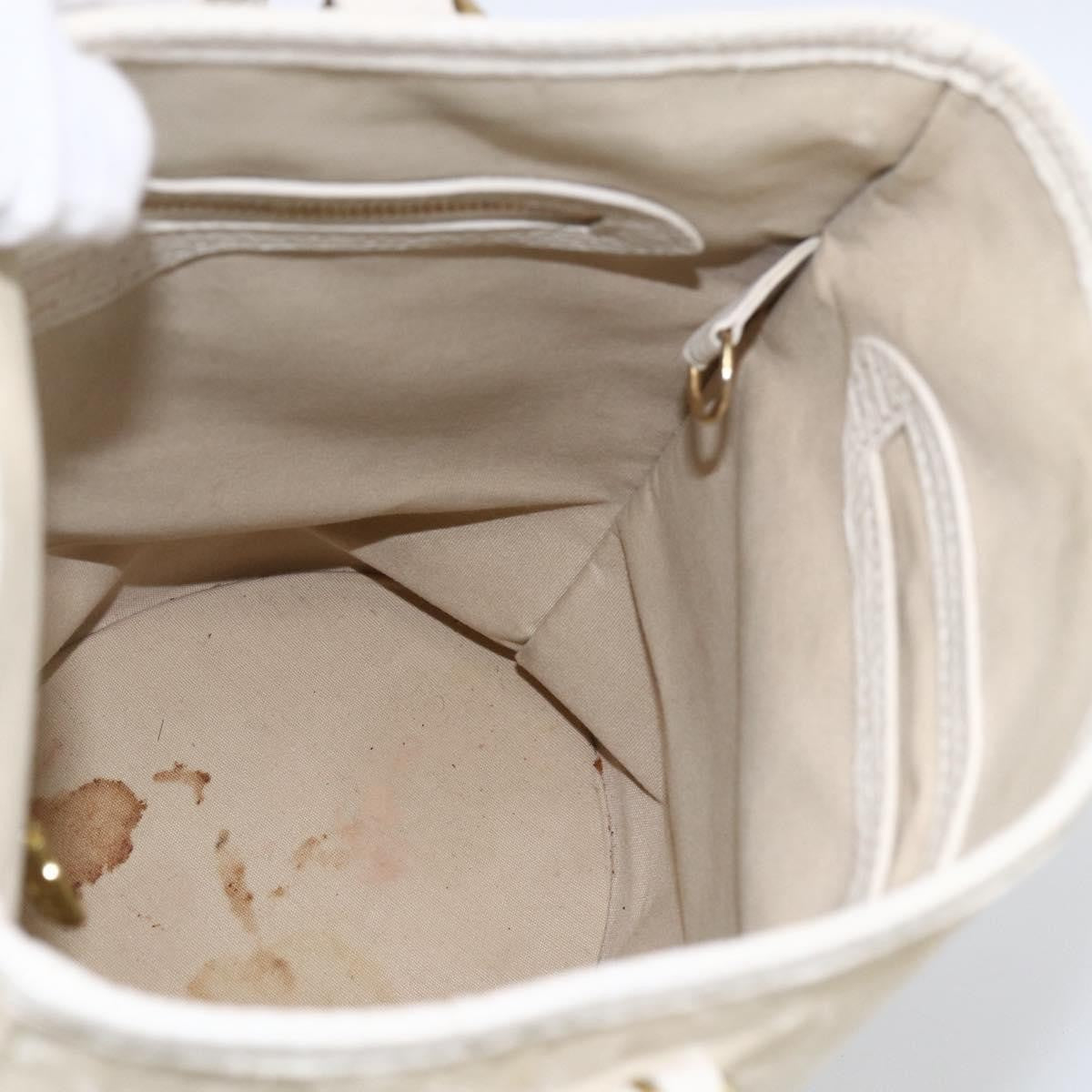 Louis Vuitton Petit Bucket Mini Lin Beige Canvas Shoulder Bag Bag (Pre-Owned)
