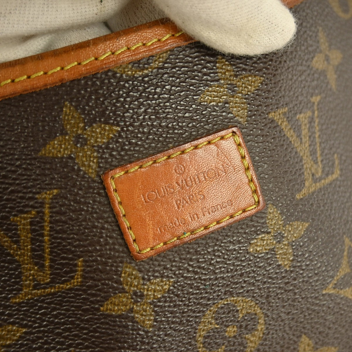 Louis Vuitton Saumur Monogram Canvas Brown Canvas Handbag (Pre-Owned)
