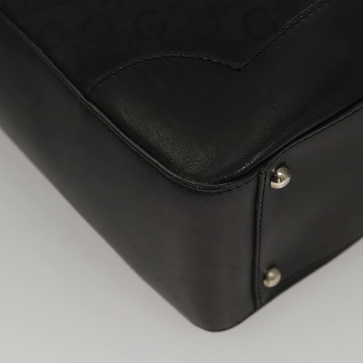 Celine C Macadam Canvas Black Canvas Handbag (Pre-Owned)