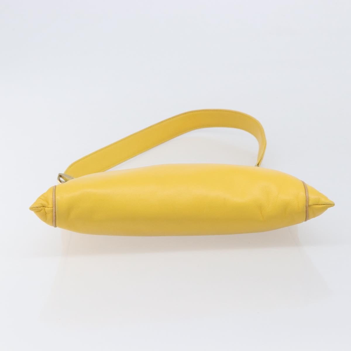 Loewe Shoulder Bag Leather Yellow Leather Shoulder Bag Bag (Pre-Owned)