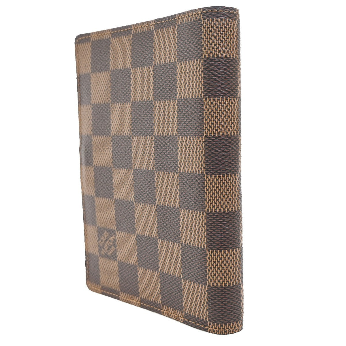 Louis Vuitton Ring Agenda Cover Damier Brown Canvas Briefcase Bag (Pre-Owned)