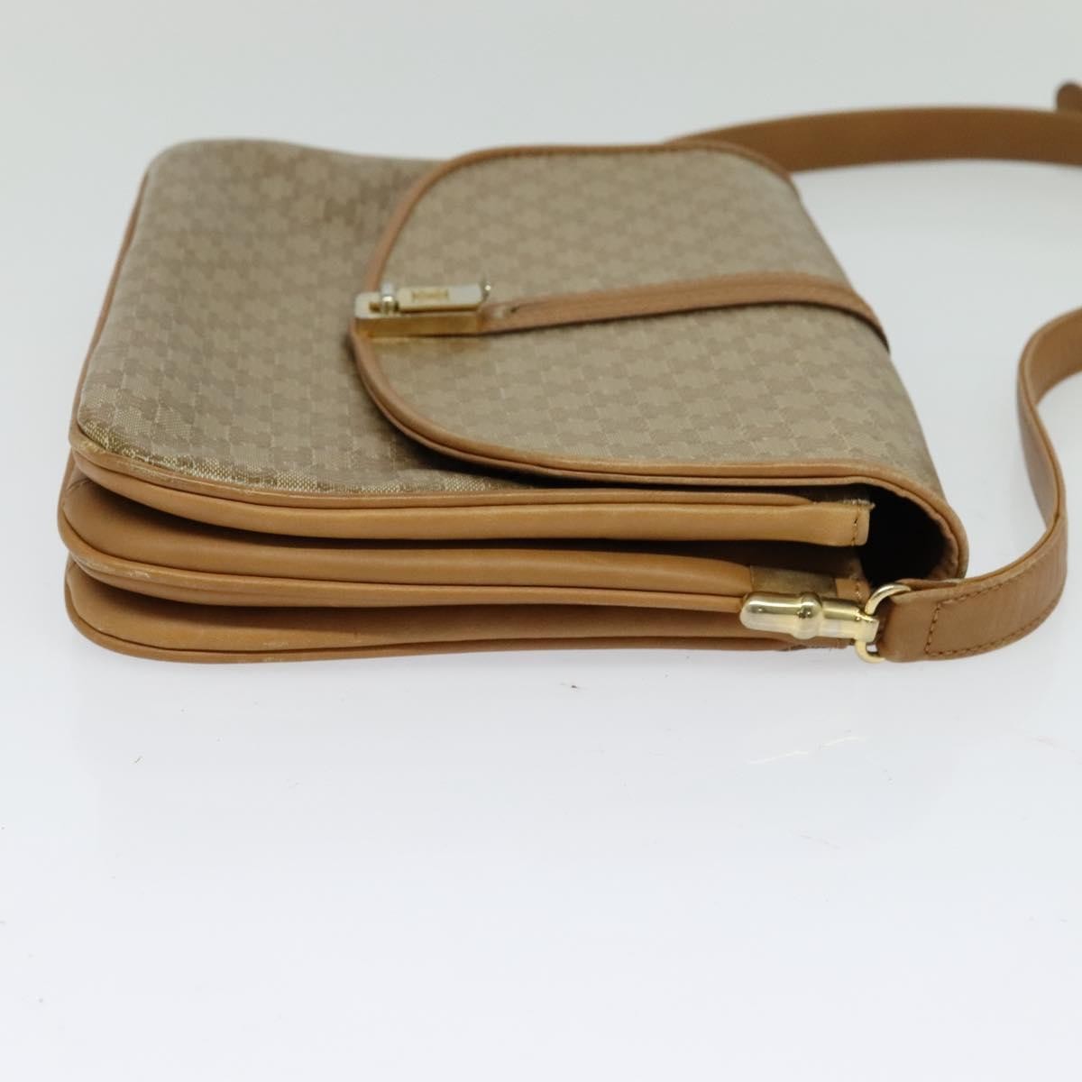 Celine Vintage Macadam Canvas Beige Canvas Backpack Bag (Pre-Owned)