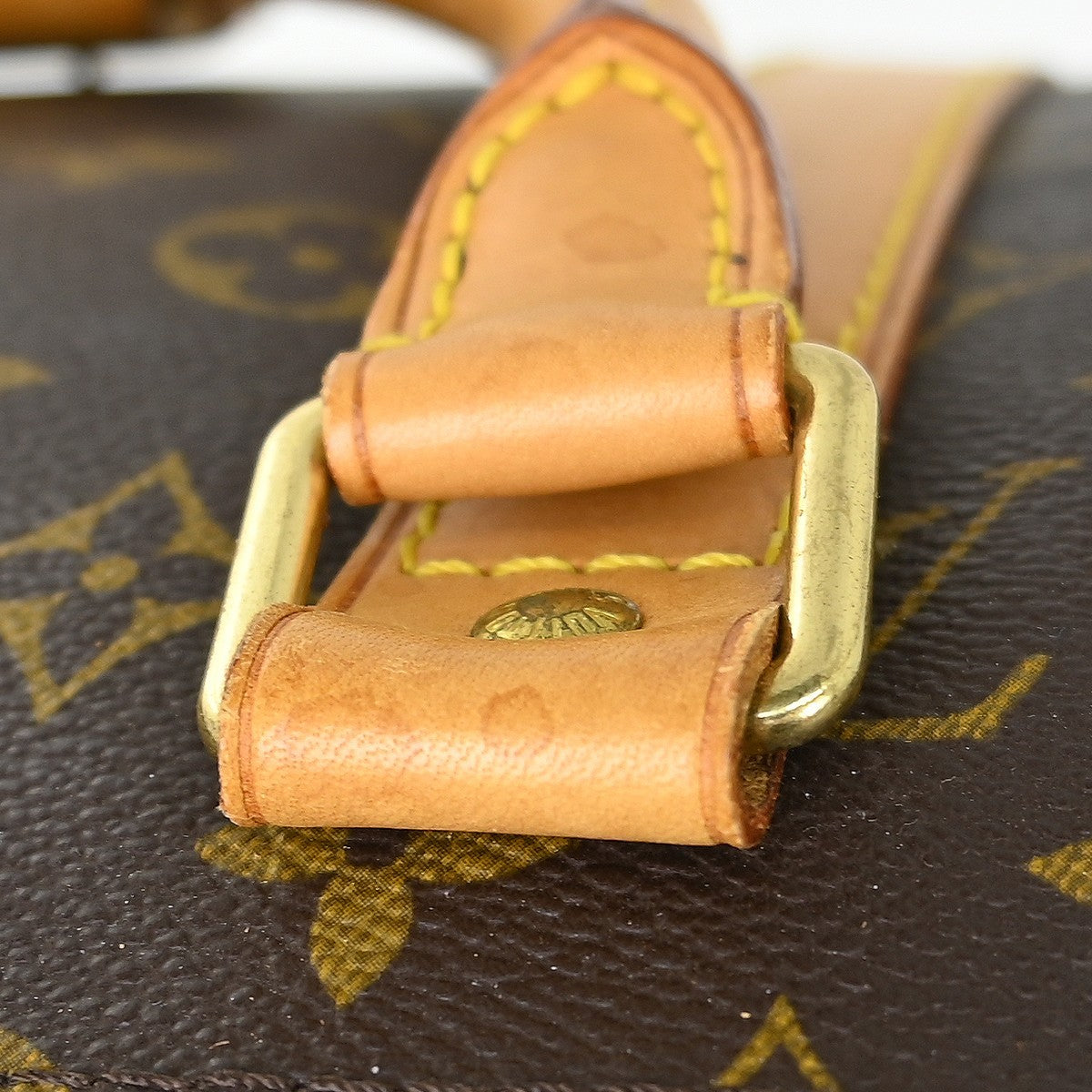 Louis Vuitton Keepall Bandouliere Monogram Canvas Brown Canvas Travel Bag Bag (Pre-Owned)