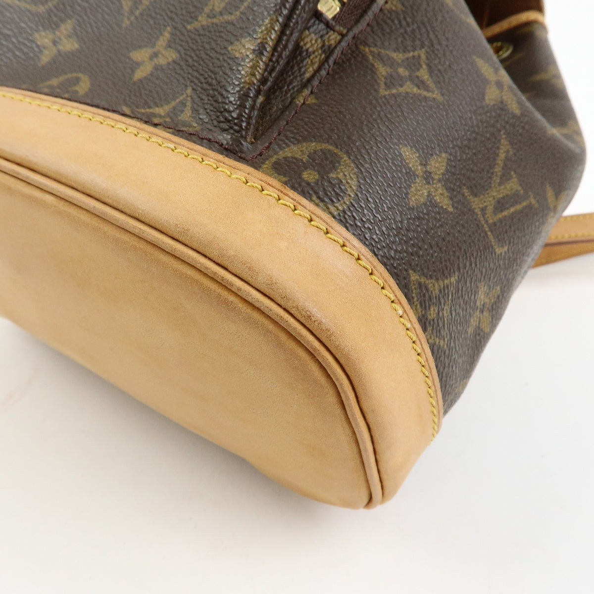 Louis Vuitton Vintage Montsouris Monogram Canvas Brown Canvas Backpack Bag (Pre-Owned)