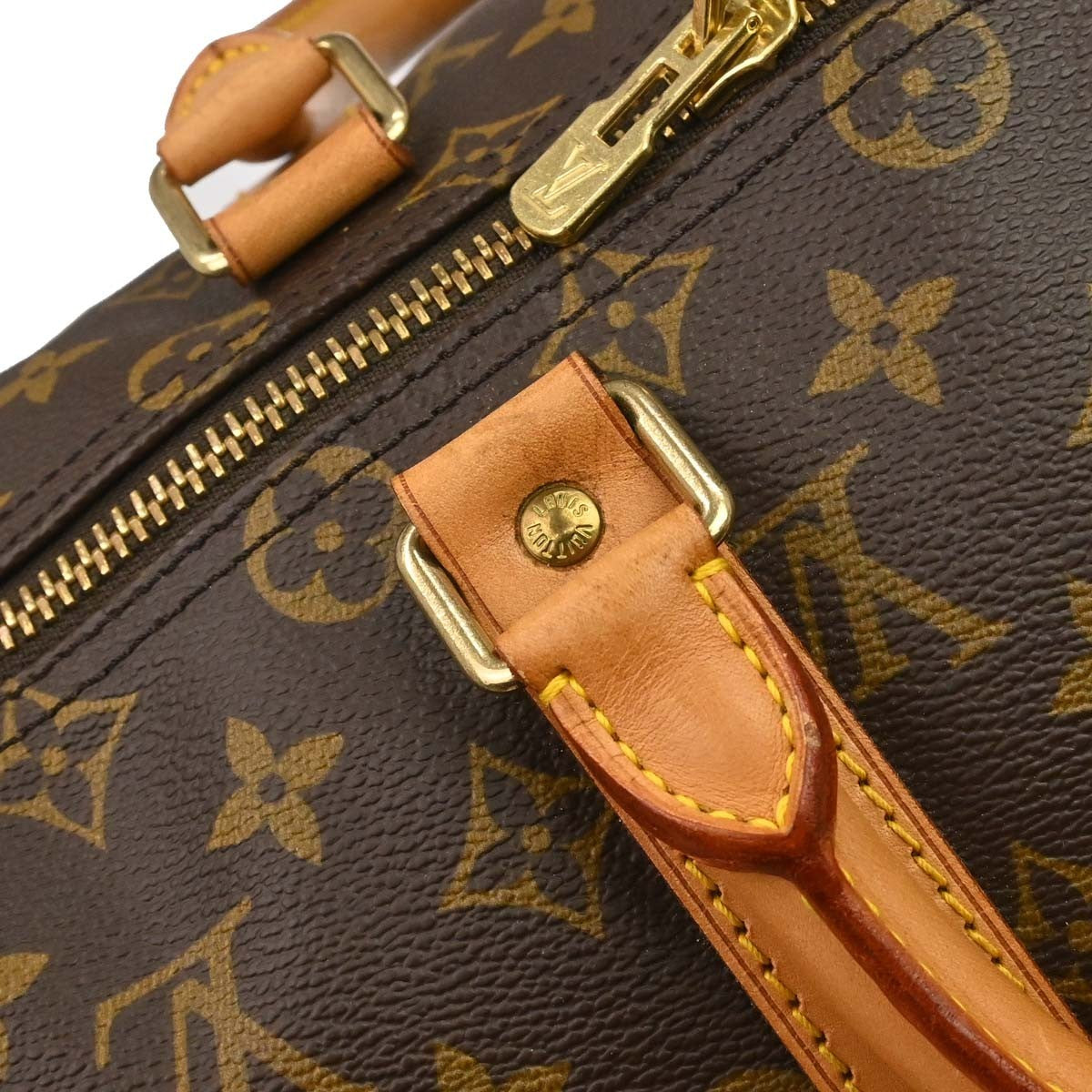 Louis Vuitton Keepall Monogram Canvas Brown Canvas Travel Bag Bag (Pre-Owned)