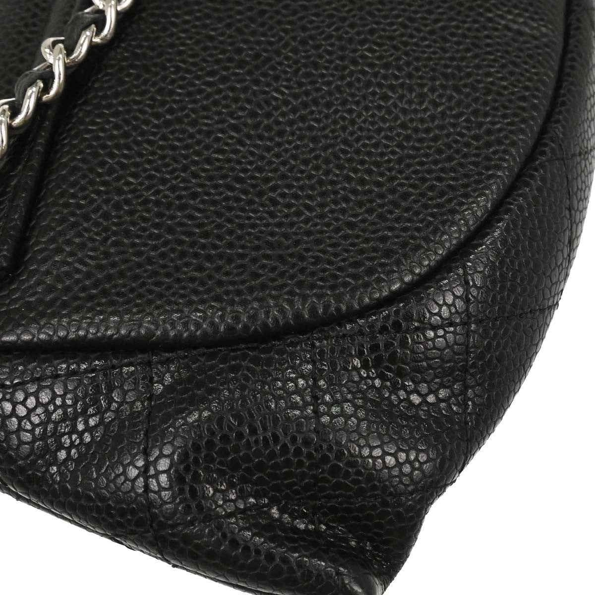 Chanel Half Moon Wallet On Chain Caviar Black Calfskin Clutche & Pouche Bag (Pre-Owned)