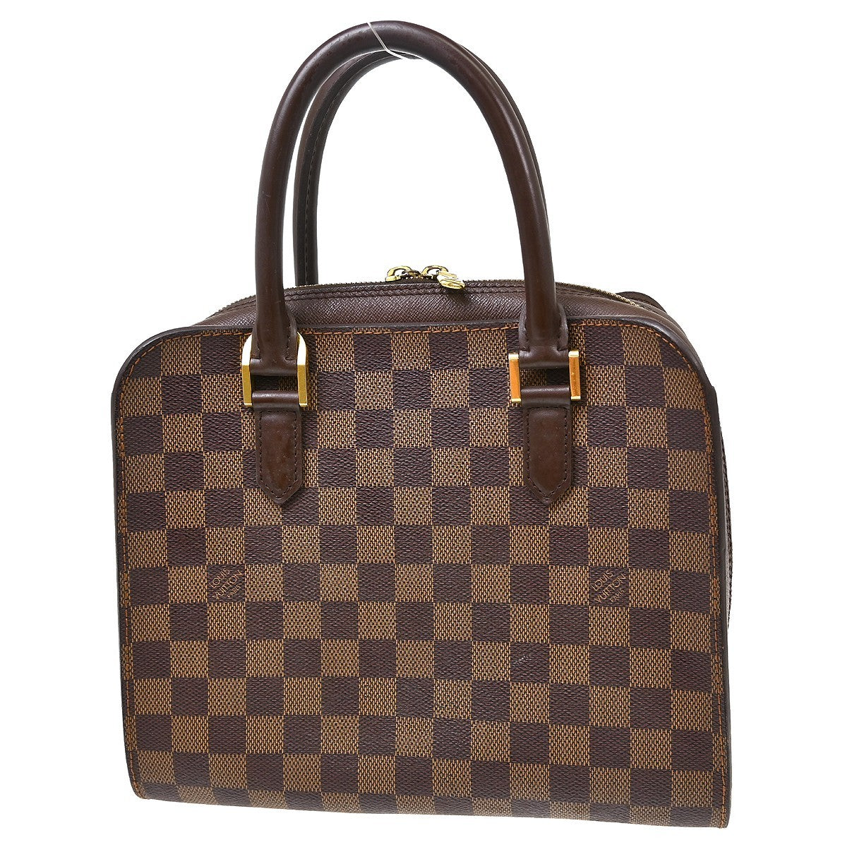 Louis Vuitton Triana Damier Brown Canvas Handbag (Pre-Owned)