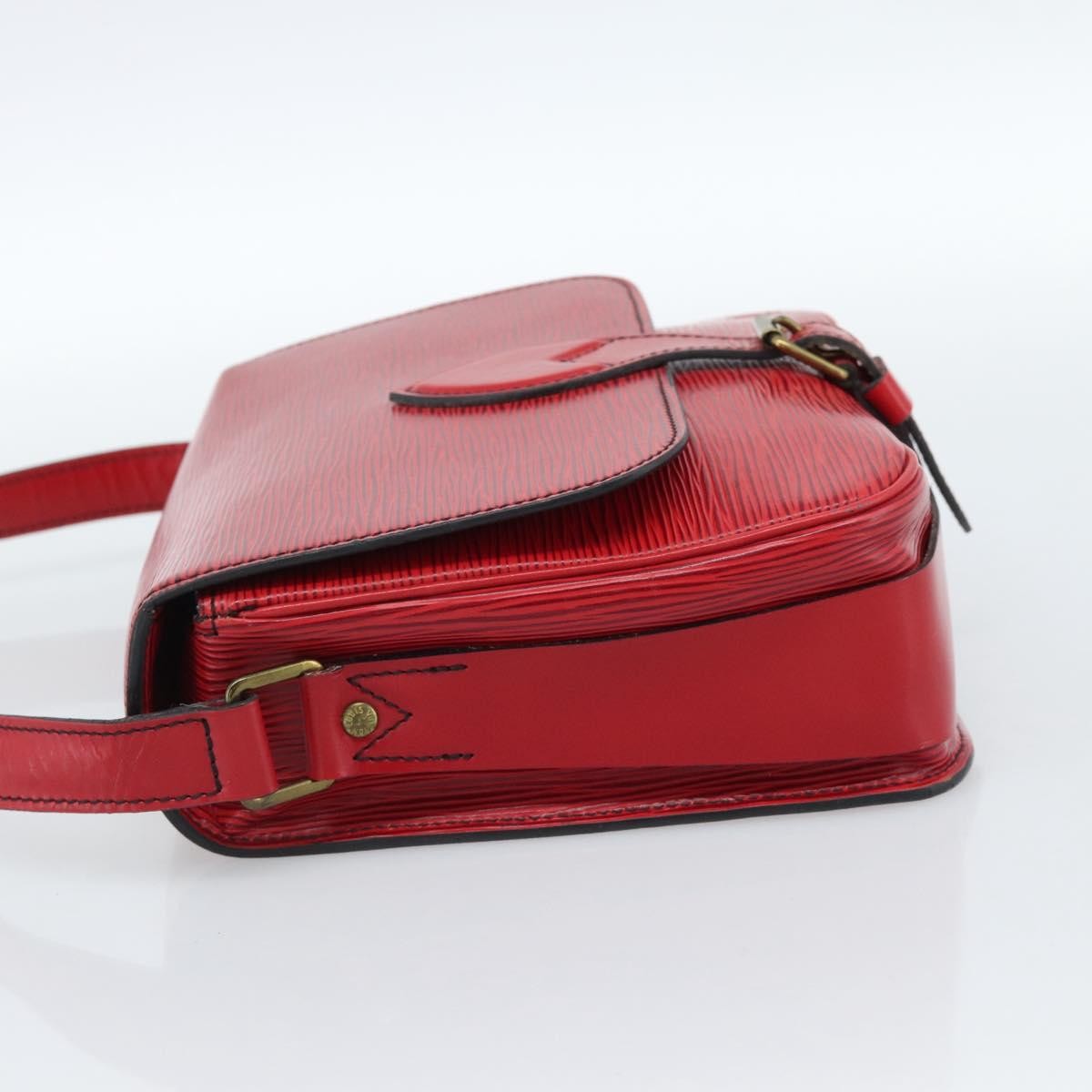 Louis Vuitton Cartouchiere Epi Leather Red Leather Shoulder Bag Bag (Pre-Owned)