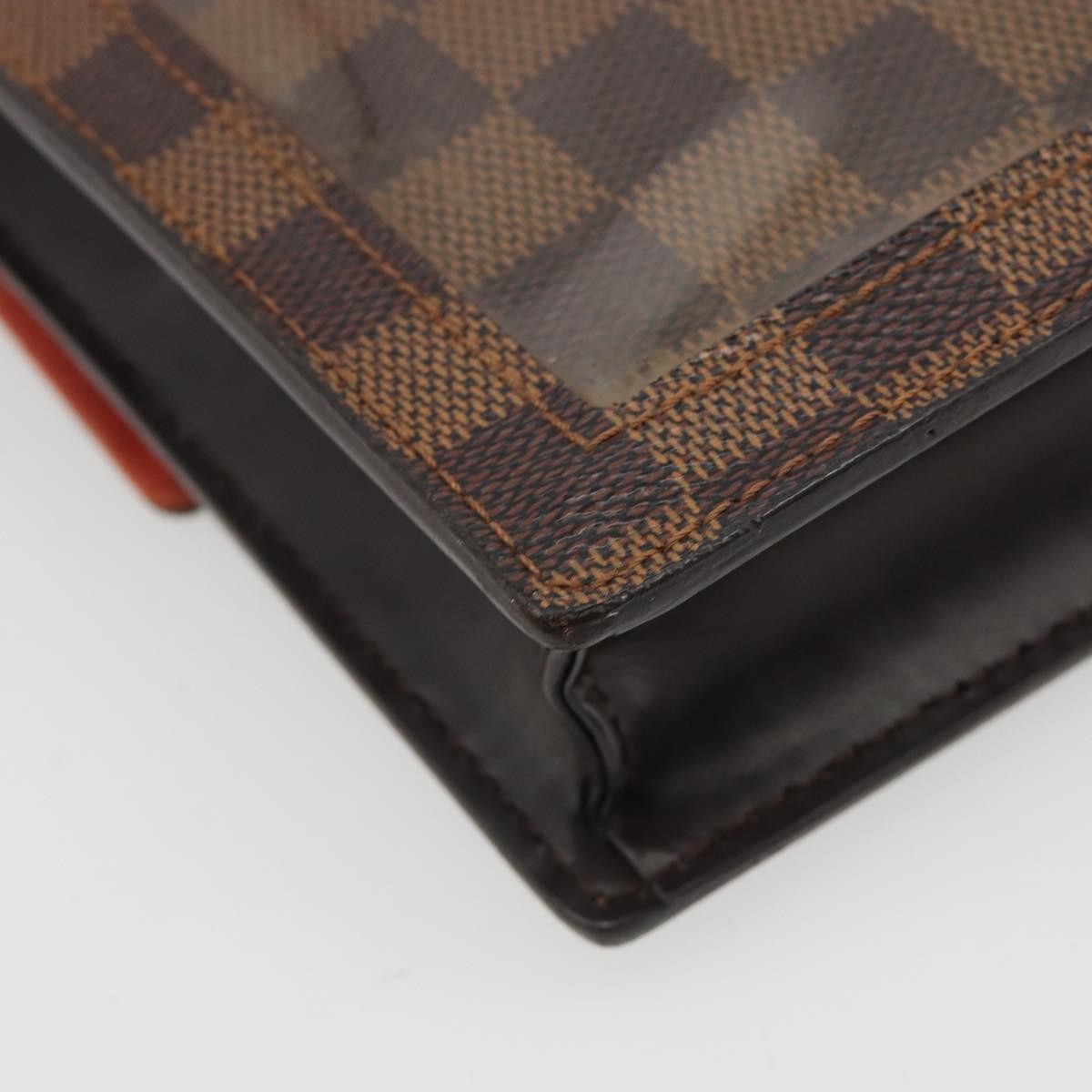 Louis Vuitton Portobello Messenger Damier Ebene Brown Canvas Shoulder Bag Bag (Pre-Owned)