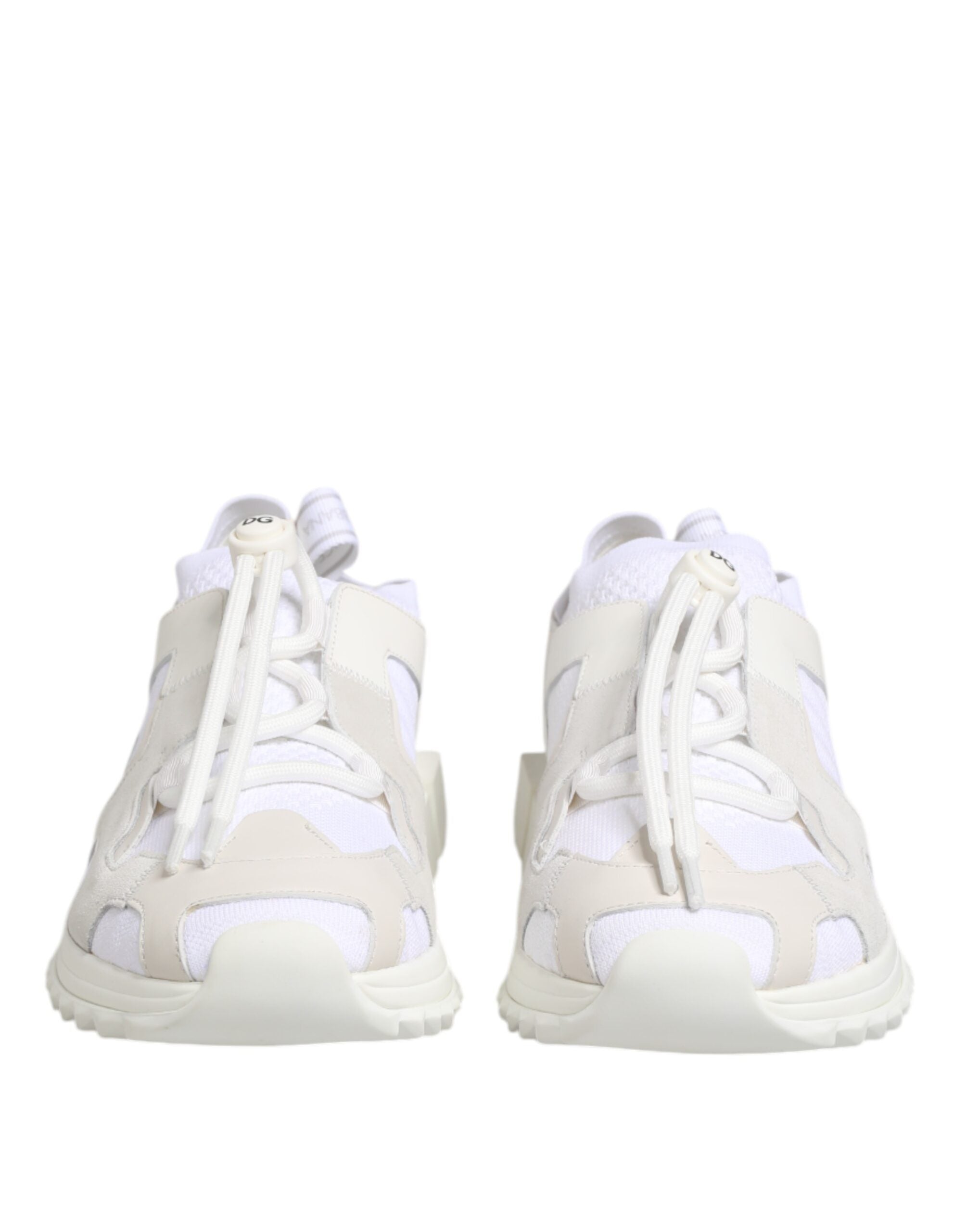 Dolce & Gabbana White Sorrento Low Top Lace Up Sneakers Men's Shoes (Pre-Owned)