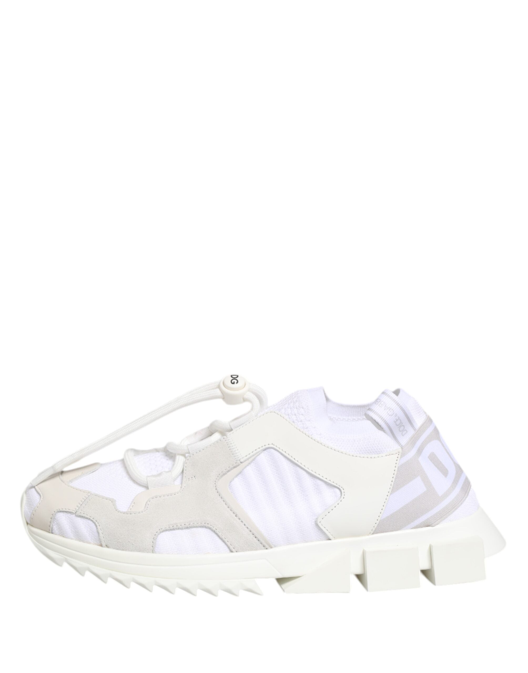 Dolce & Gabbana White Sorrento Low Top Lace Up Sneakers Men's Shoes (Pre-Owned)