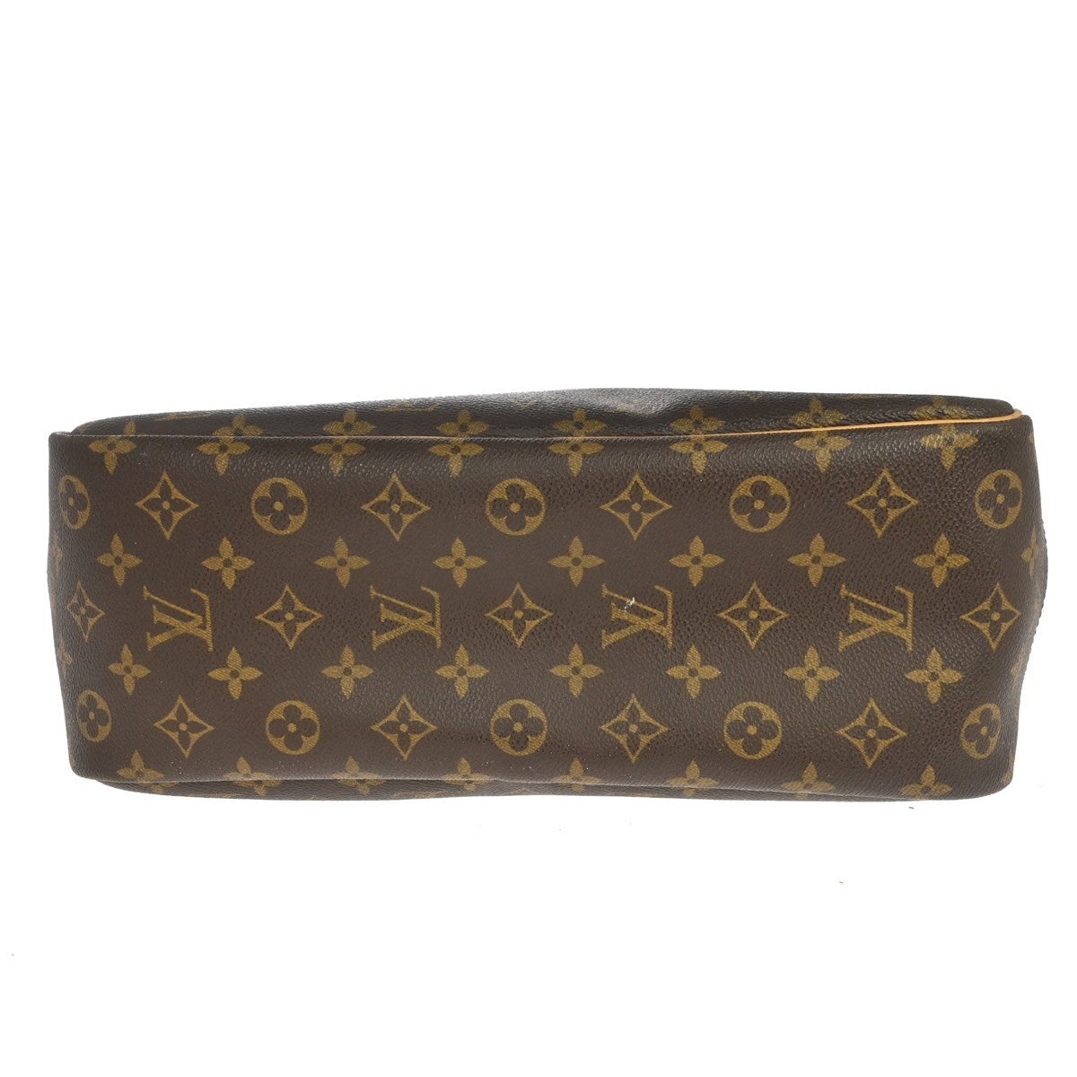 Louis Vuitton Deauville Monogram Brown Canvas Handbag (Pre-Owned)