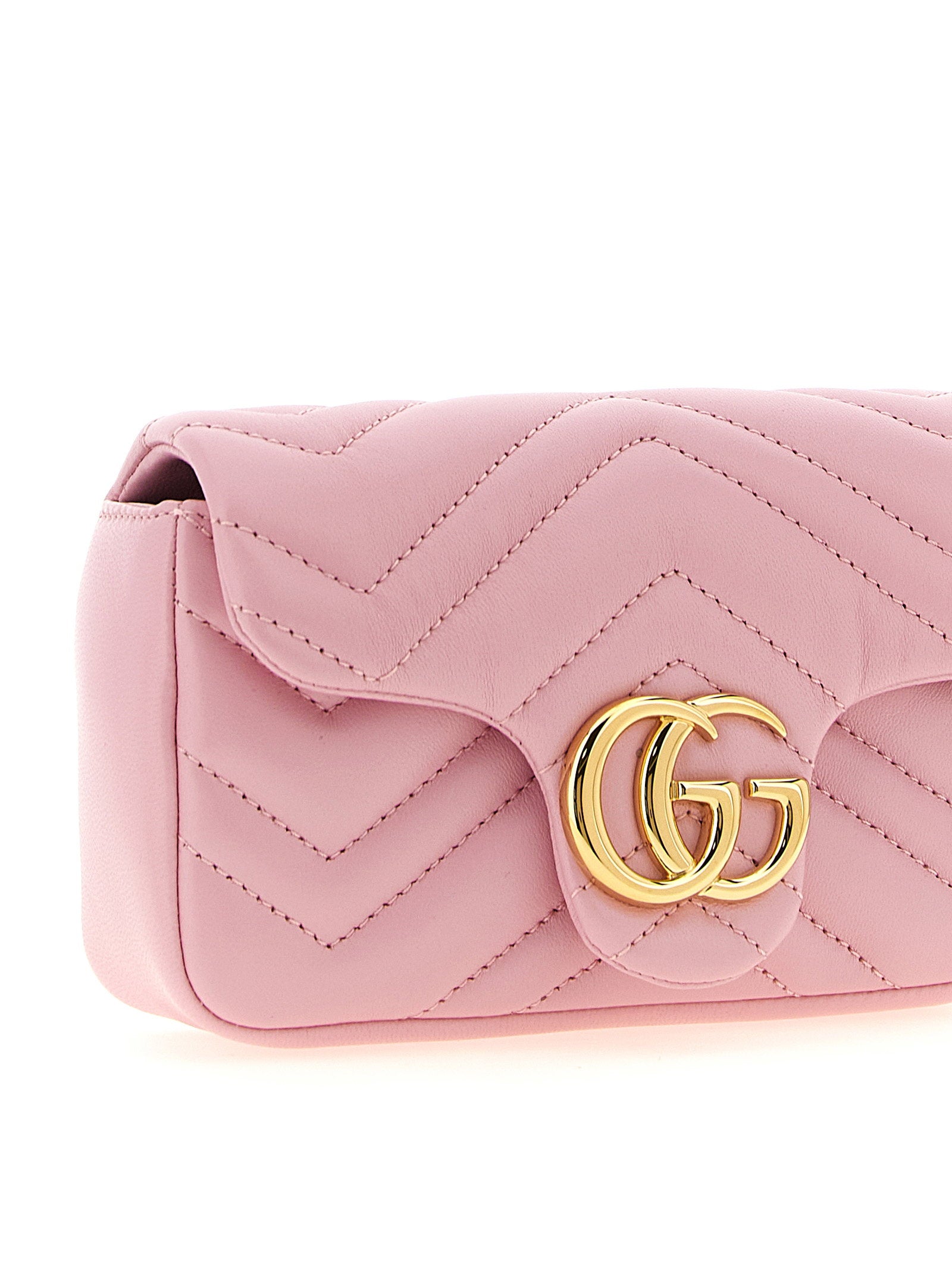Gucci Women's Gg Marmont Chevron Crossbody Bag