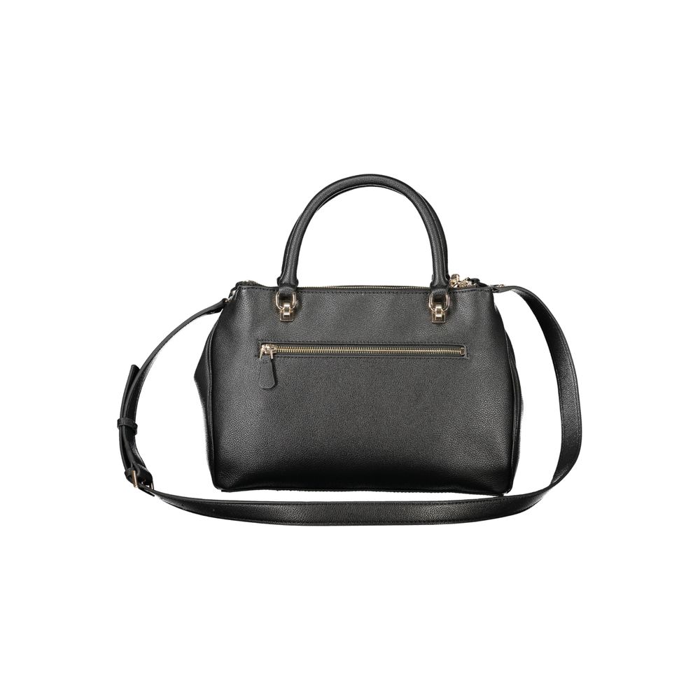 Guess Jeans Black Polyurethane Women's Women's Handbag