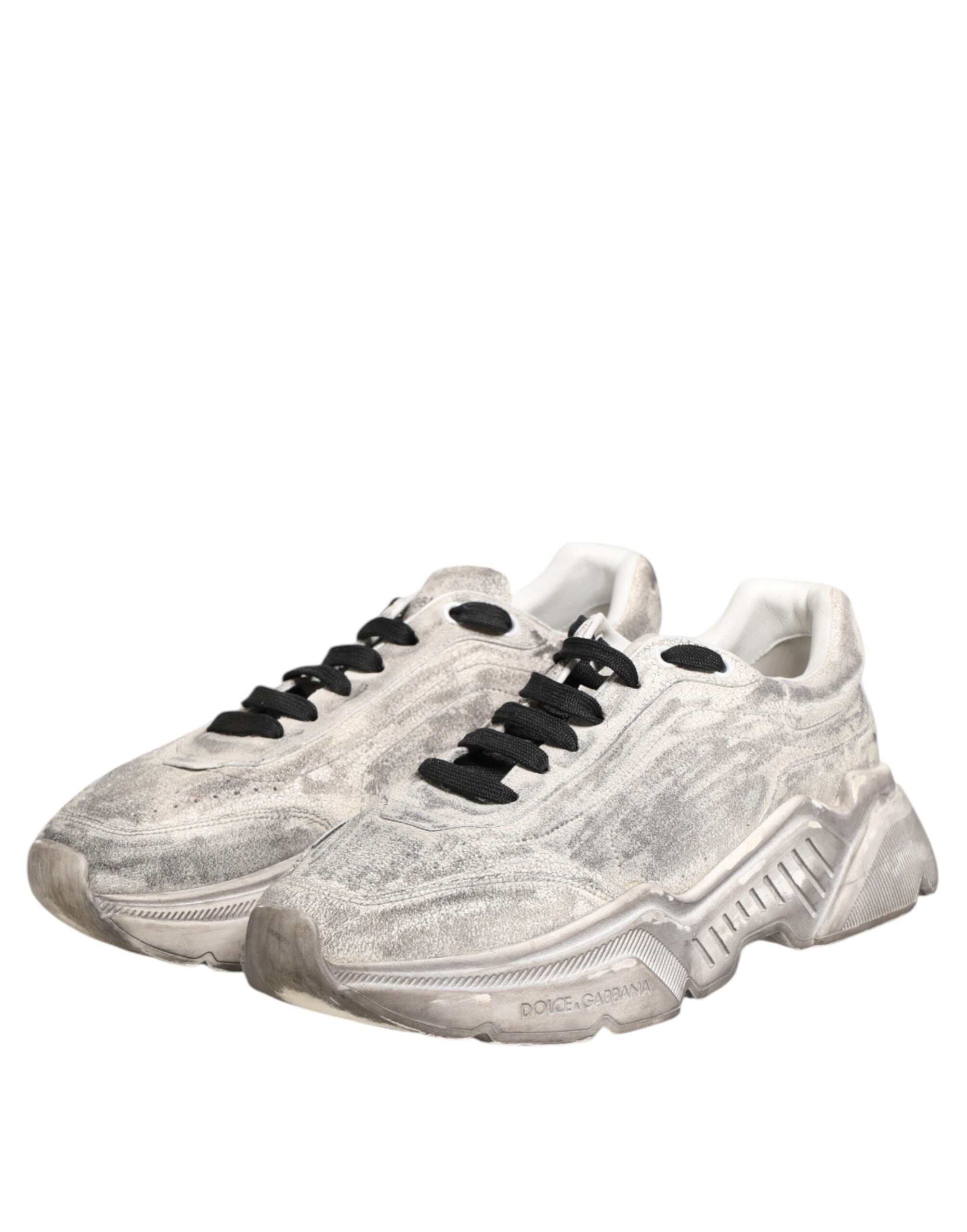 Dolce & Gabbana White Daymaster Low Top Men Sneakers Men's Shoes (Pre-Owned)