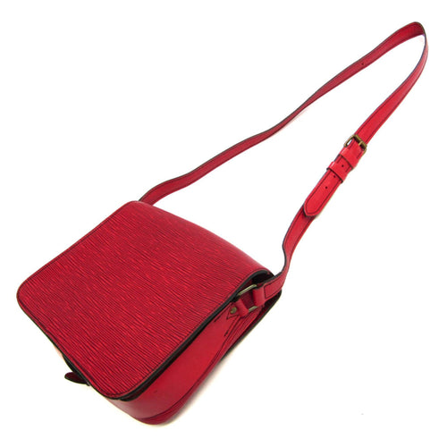 Louis Vuitton Cartouchiere Red Leather Shoulder Bag (Pre-Owned)