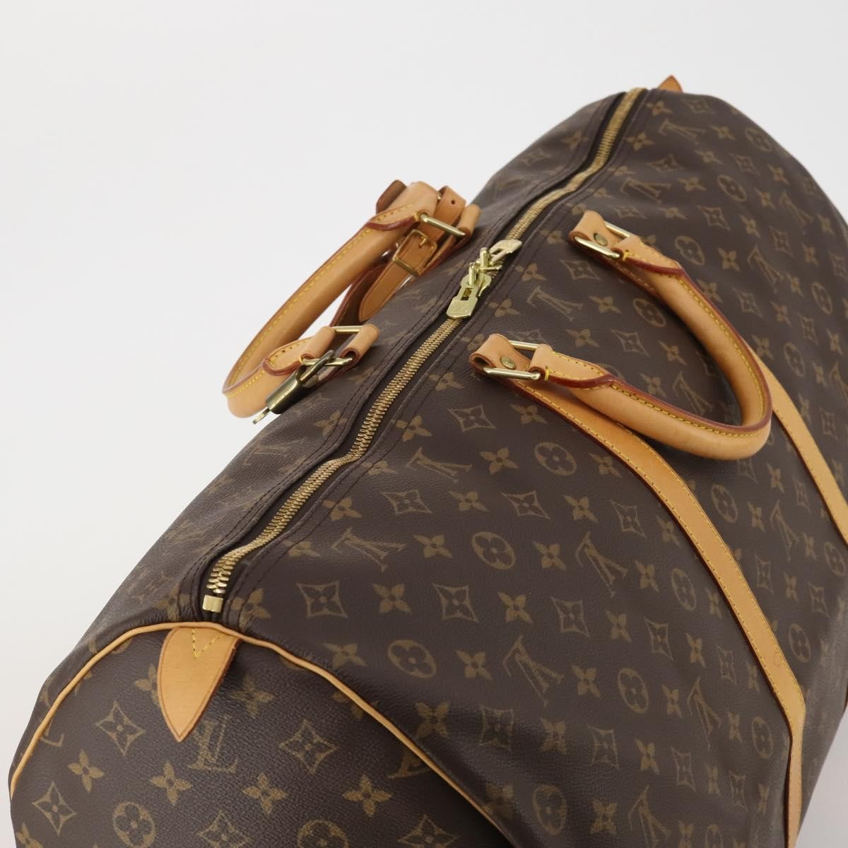 Louis Vuitton Keepall Monogram Canvas Brown Canvas Travel Bag Bag (Pre-Owned)