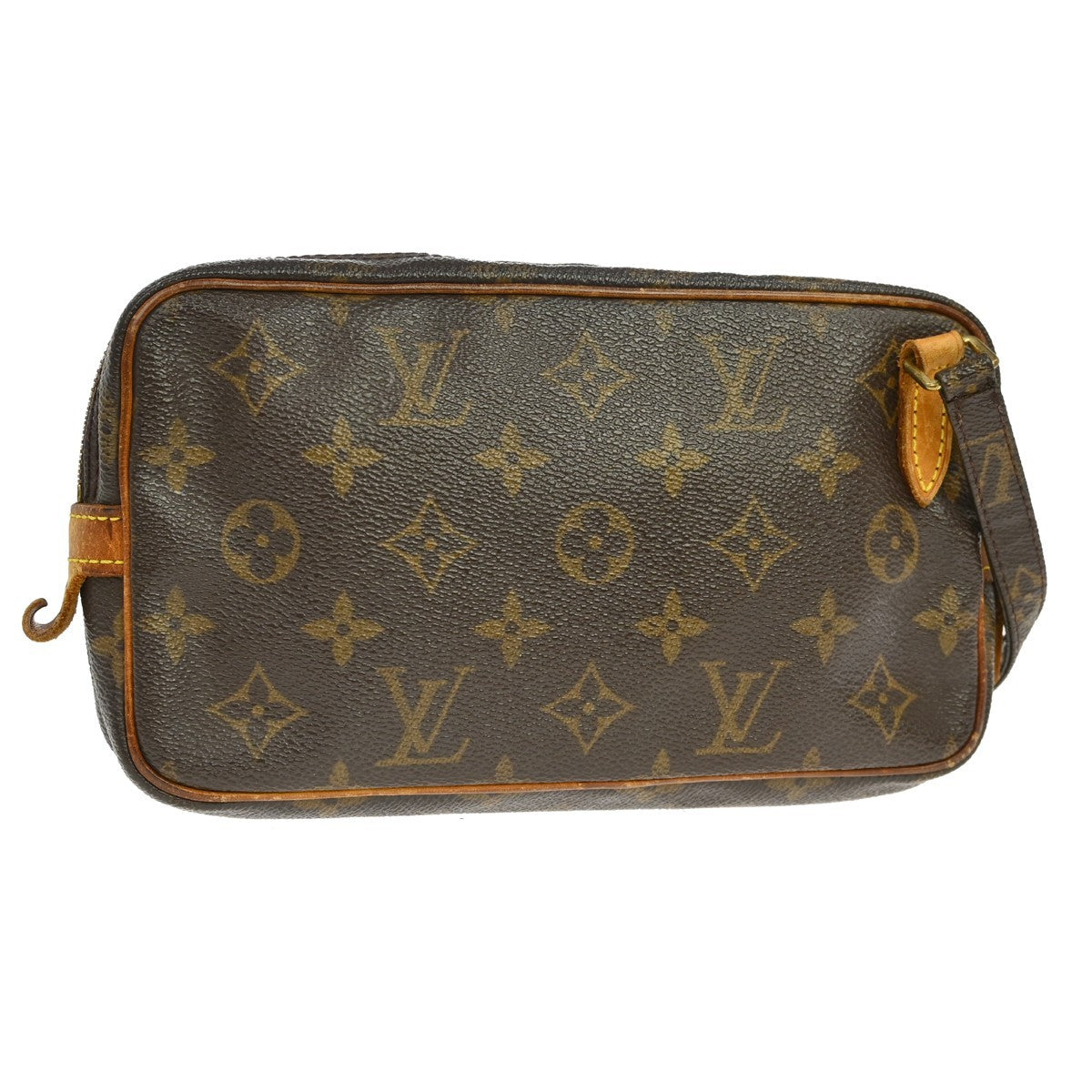 Louis Vuitton Pochette Marly Bandouliere Monogram Canvas Brown Canvas Shoulder Bag Bag (Pre-Owned)