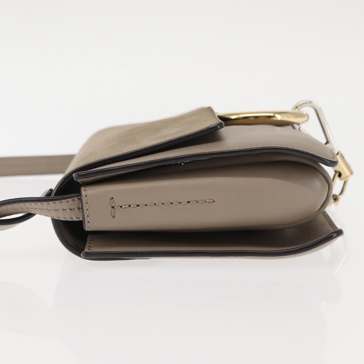 Chloe Faye Leather And Suede Beige Suede Bag (Pre-Owned)