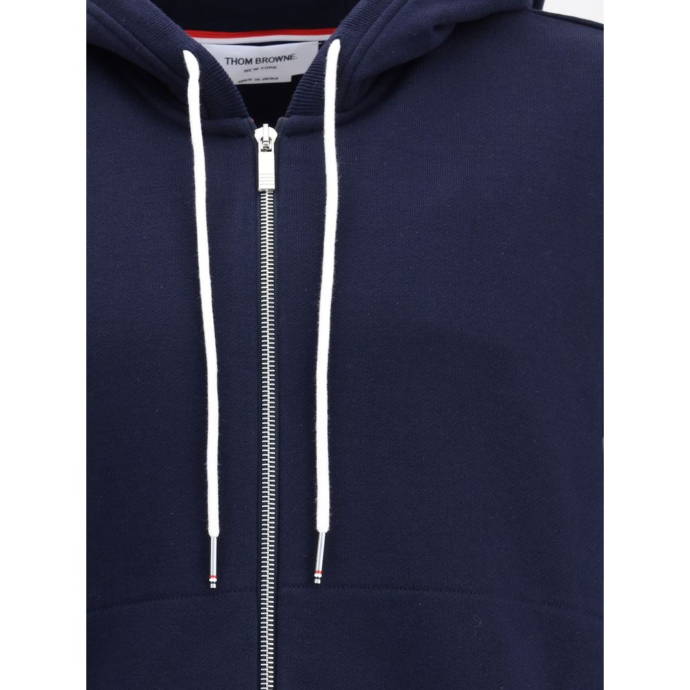 Thom Browne Blue Cotton Men's Sweatshirt