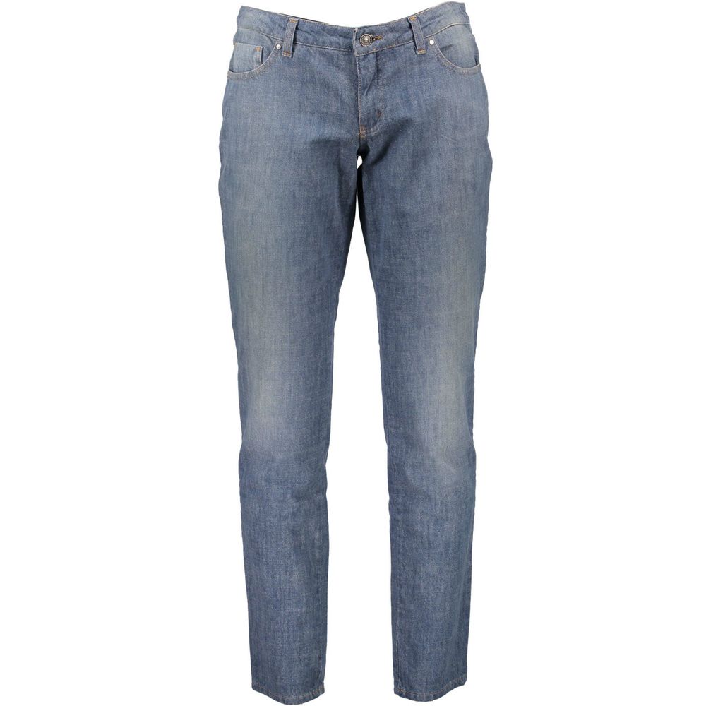 Costume National Blue Cotton Jeans & Women's Pant