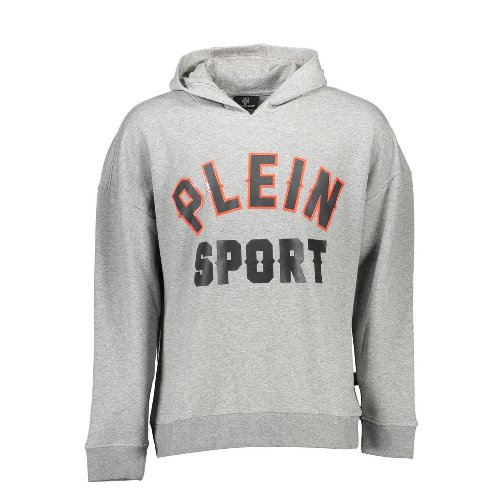 Plein Sport Grigio Cotton Men Men's Sweatshirt