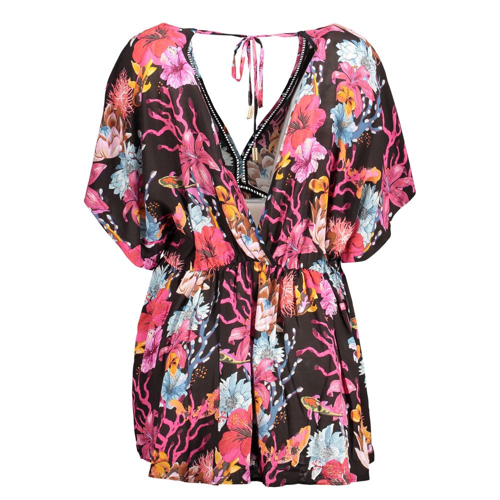 Desigual Black Viscose Women Women's Dress