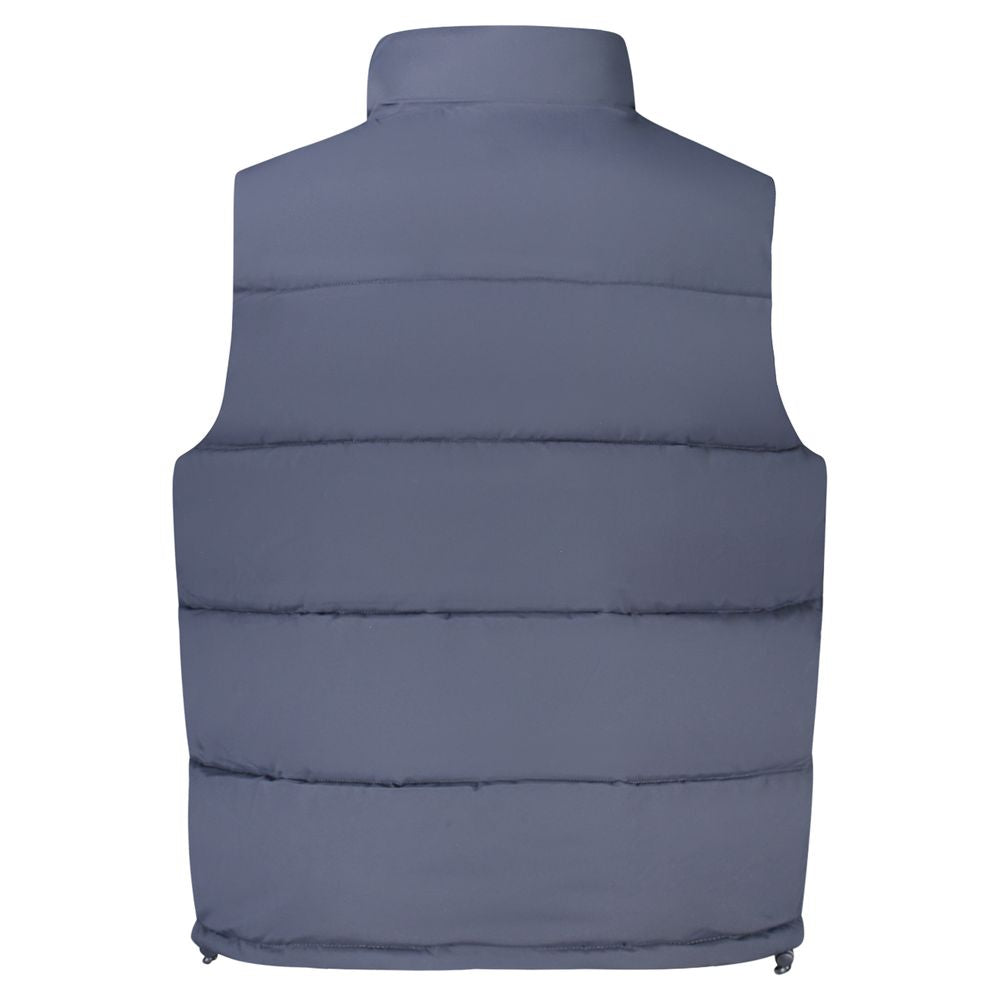 Guess Jeans Blu Polyester Men's Sleeveless Men's Jacket