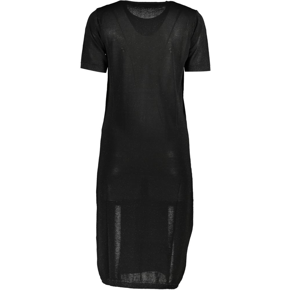 Cavalli Class Nero Viscosa Women Women's Dress